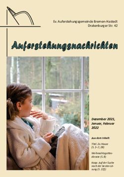 Auferstehungsnachrichten - Dezember 2021, Januar, Februar 2022 - Ev. Auferstehungsgemeinde Bremen-Hastedt Drakenburger Str. 42 - Bremische ...