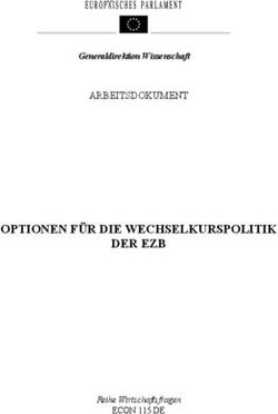 OPTIONEN F R DIE WECHSELKURSPOLITIK DER EZB - ARBEITSDOKUMENT Generaldirektion Wissenschaft