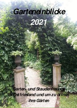 Garteneinblicke 2021 Garten und Staudenfreunde in Ostfriesland und