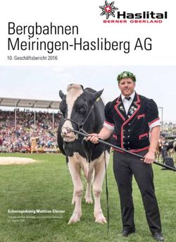 Bergbahnen Meiringen-Hasliberg AG - Gesch&auml;ftsbericht 2016 - Schwingerk&ouml;nig Matthias Glarner