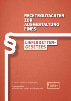 RECHTSGUTACHTEN ZUR AUSGESTALTUNG EINES LIEFERKETTEN-GESETZES - Ein Gutachten der Initiative Lieferkettengesetz mit Unterstützung von ...