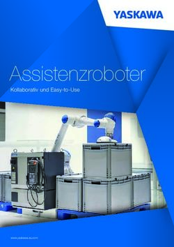 Assistenzroboter Kollaborativ und Easy-to-Use - Yaskawa South Africa
