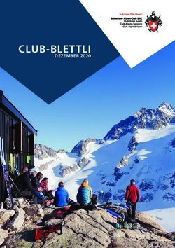 CLUB-BLETTLI DEZEMBER 2020 - SAC Oberhasli