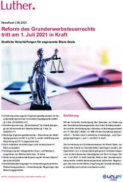 Reform des Grunderwerbsteuerrechts tritt am 1. Juli 2021 in Kraft