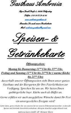 Speisen- & Getr&auml;nkekarte - Gasthaus Ambrosia