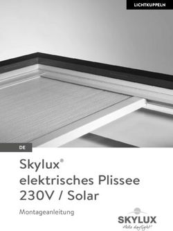 Skylux elektrisches Plissee 230V / Solar - Montageanleitung DE