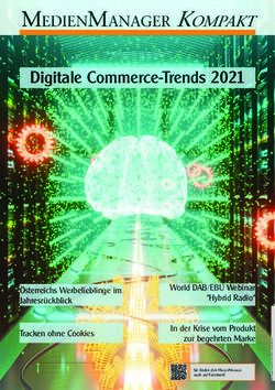 MEDIEN MANAGER KOMPAKT - Digitale Commerce-Trends 2021 - Medienmanager
