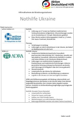 Nothilfe Ukraine - Aktion Deutschland Hilft