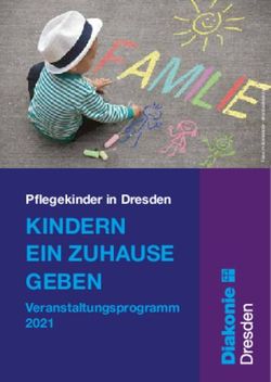 KINDERN EIN ZUHAUSE GEBEN - Pflegekinder in Dresden - Diakonie Dresden