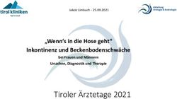 Tiroler &Auml;rztetage 2021 - "Wenn's in die Hose geht" Inkontinenz und Beckenbodenschw&auml;che