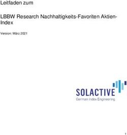 Leitfaden zum LBBW Research Nachhaltigkeits-Favoriten Aktien-Index