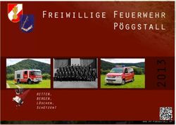 Freiwillige Feuerwehr P&ouml;ggstall - RETTEN, BERGEN, L&ouml;schen, Sch&uuml;tzen! - Freiwillige Feuerwehr P&ouml;ggstall
