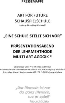 "EINE SCHULE STELLT SICH VOR" PR&Auml;SENTATIONSABEND DER LEHRMEHTHODE MULTI ART AGOGIK