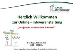 Herzlich Willkommen zur Online - Infoveranstaltung - "Wie geht es nach der DFK 2 weiter?" - Schule am Stadtpark Roth