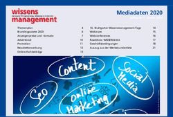 Mediadaten 2020 - Wissensmanagement Magazin