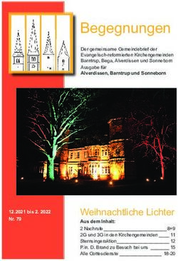 Begegnungen - Kirchengemeinde Barntrup