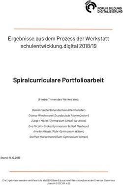 Spiralcurriculare Portfolioarbeit - Ergebnisse aus dem Prozess der Werkstatt schulentwicklung.digital 2018/19 - Forum Bildung Digitalisierung