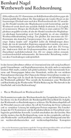 Bernhard Nagel Wettbewerb und Rechtsordnung - Nomos ...