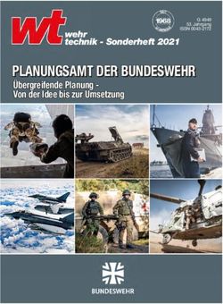 PLANUNGSAMT DER BUNDESWEHR - Übergreifende Planung - Von der Idee bis zur Umsetzung