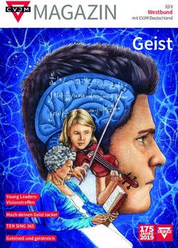 MAGAZIN Geist Westbund - Sport im CVJM