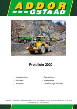 Preisliste 2020 - Addor AG