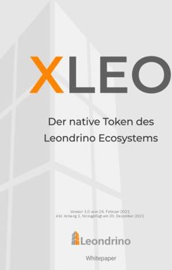 Version 1.0 vom 26. Februar 2021 inkl. Anhang 1, hinzugefügt am 20. Dezember 2021