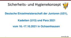 Sicherheits- und Hygienekonzept - Deutsche Einzelmeisterschaft der Junioren (U21), Kadetten (U15) und Para 2021 vom 16.-17.10.2021 in Ochsenhausen