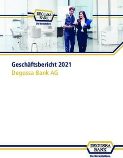 Gesch&auml;ftsbericht 2021 Degussa Bank AG