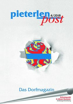 Pieterlen post - Das Dorfmagazin 4/2018 - Bieler Tagblatt