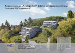 Terrassenwohnungen "Vrenelisgaertli.ch" - Leben an unverbaubarer Aussichtslage - Blatter AG