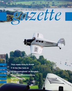 Magazin 2017 I Air Force Center D&uuml;bendorf - WEF 2017 Thun meets Army & JU-AIR F-13 Der Star hebt ab JU/Museumsabend "in Bangkok" Flab ...