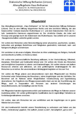 Pflegeleitbild Diakonische Stiftung Bethanien (L&ouml;tzen) Altenpflegeheim Haus Bethanien