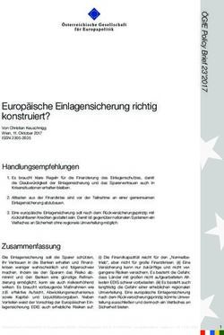 Europäische Einlagensicherung richtig konstruiert?