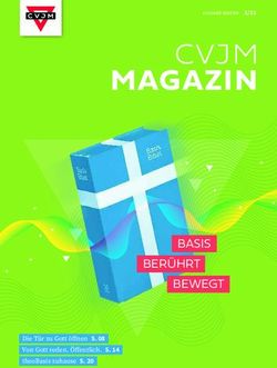 MAGAZIN CVJM - CVJM Bayern