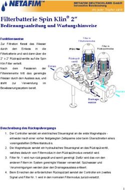 Filterbatterie Spin Klin 2
