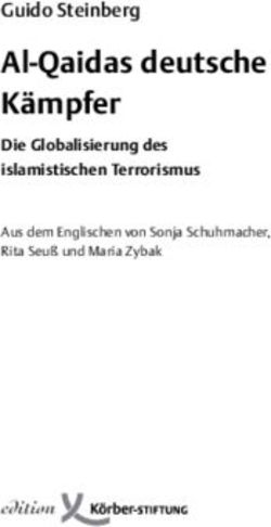 AL-QAIDAS DEUTSCHE K&Auml;MPFER - DIE GLOBALISIERUNG DES ISLAMISTISCHEN TERRORISMUS GUIDO STEINBERG - BPB