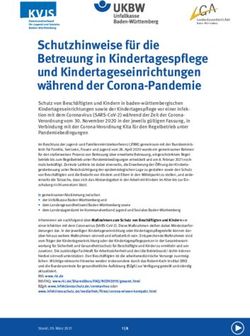 Schutzhinweise f&uuml;r die Betreuung in Kindertagespflege und Kindertageseinrichtungen w&auml;hrend der Corona-Pandemie - Unfallkasse Baden ...