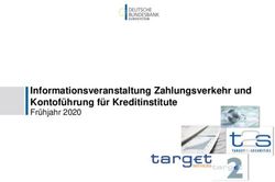 Informationsveranstaltung Zahlungsverkehr und Kontof&uuml;hrung f&uuml;r Kreditinstitute - Fr&uuml;hjahr 2020