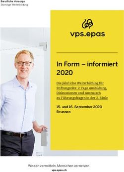 In Form - informiert 2020 - Schweizer Personalvorsorge