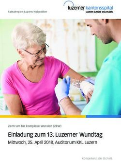 Einladung zum 13. Luzerner Wundtag - Mittwoch, 25. April 2018, Auditorium KKL Luzern - Luzerner Kantonsspital