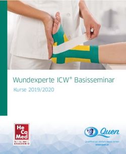 Wundexperte ICW Basisseminar - Kurse 2019/2020 - Quen