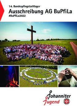 AUSSCHREIBUNG AG BUPFILA - BUNDESPFINGSTZELTLAGER #BUPFILA2022 - JOHANNITER