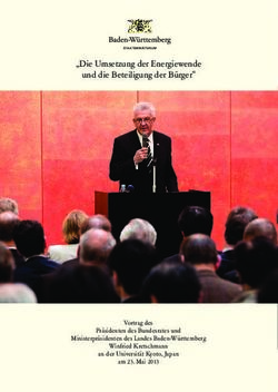 "Die Umsetzung der Energiewende und die Beteiligung der B&uuml;rger" - Baden-W&uuml;rttemberg.de