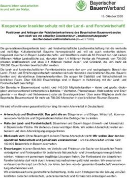 Kooperativer Insektenschutz mit der Land- und Forstwirtschaft!