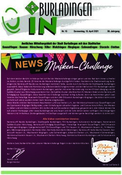 Masken-Challenge - in der Stadt Burladingen!