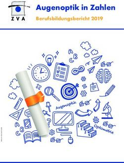 Augenoptik in Zahlen Berufsbildungsbericht 2019 - ZVA