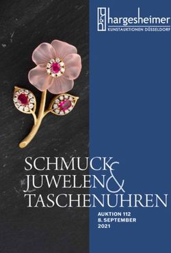 SCHMUCK JUWELEN TASCHENUHREN - AUKTION 112 8. SEPTEMBER 2021