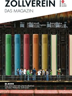 DAS MAGAZIN - lit.RUHR Das internationale Literaturfestival auf dem Welterbe Zollverein - Zeche Zollverein