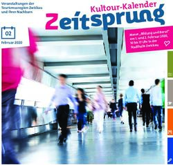 Kultour-Kalender 02 Veranstaltungen der Tourismus region Zwickau und ihrer Nachbarn - Das Zeitsprungland
