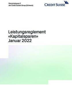 Leistungsreglement "Kapitalsparen" Januar 2022 - Pensionskasse 2 der Credit Suisse Group (Schweiz) - Credit ...